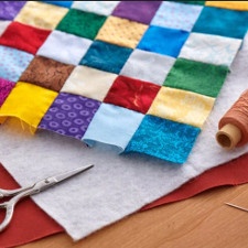 Ustensiles et matériaux pour Patchwork