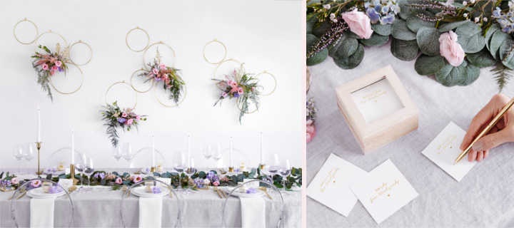  Décoration Amour & Feuilles pour mariages - Les classiques pour la table 1