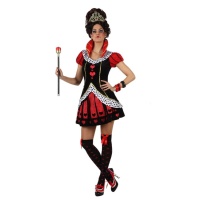 Costume de reine de coeur pour femme