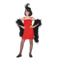 Costume de Charleston rouge pour enfant