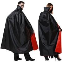 Cape réversible de vampire pour adulte - 1,43 m