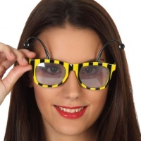 Lunettes d'abeille avec antennes