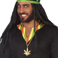 Collier de marijuana doré