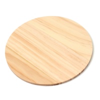 Disque en bois de 15 x 0,5 cm - 1 unité