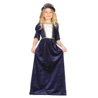 Costume de dame médiévale pour enfant