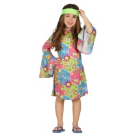 Déguisement de hippie flower power pour fille