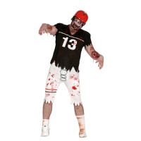 Costume de joueur de rugby zombie