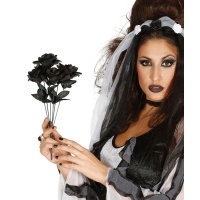 Bouquet de roses noires