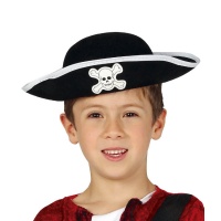 Chapeau de pirate pour enfant - 53 cm