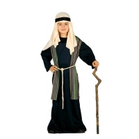 Costume hébraïque avec écharpe bleue pour enfants