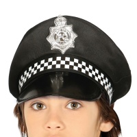 Casquette de policier urbain pour enfant - 55 cm