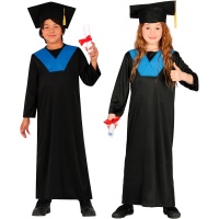 Costume de diplômé avec étole pour enfants