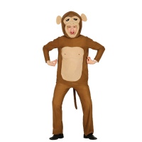 Costume de singe à capuche pour homme