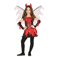 Costume de diablesse ailée pour fille