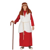 Costume d'hébreu rouge et blanc pour enfants