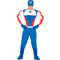 Costume de Capitaine bleu pour homme