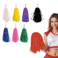 Pompons de couleurs assorties - 2 unités