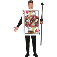 Costume de roi de cartes pour adulte