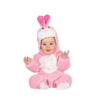 Costume de bébé lapin rose