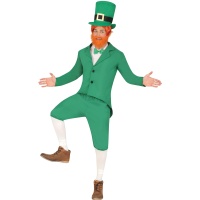 Costume de lutin vert irlandais pour homme