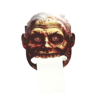 Housse pour papier WC visage de zombie