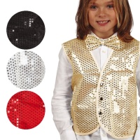 Gilet à paillettes pour enfant