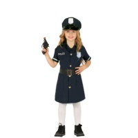 Déguisement de policière avec robe pour fille