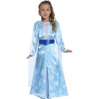 Costume de princesse de glace bleue pour fille