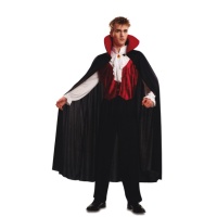 Déguisement de vampire avec longue cape pour homme