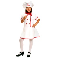 Déguisement de chef cuisinier pour filles