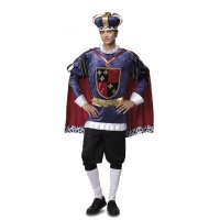 Costume de roi médiéval de luxe pour homme