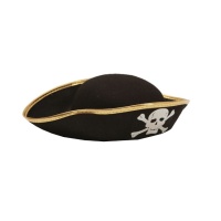 Chapeau de pirate corsaire pour enfant - 50 cm