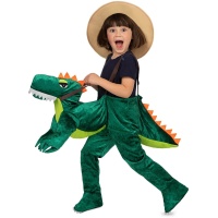 Déguisement de dinosaure avec cavalier pour enfant