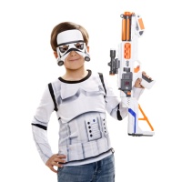 T-shirt déguisement de Stormtrooper pour enfant