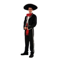 Costume de mariachi noir pour homme