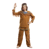 Costume d'Indien en velours pour enfants