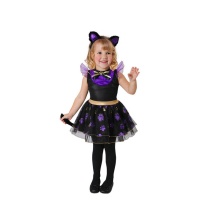 Costume de chaton lilas pour bébé