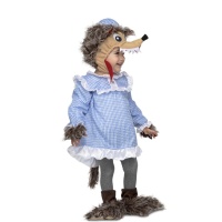 Costume de loup déguisé en mamie pour bébé