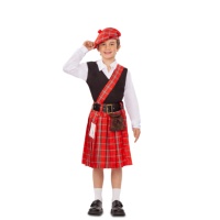 Déguisement de Scots rouge pour enfant