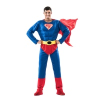 Déguisement de super homme avec cape pour homme