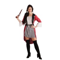 Costume de pirate corsaire anglais pour femme