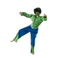 Costume de super-héros vert pour enfant