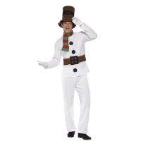 Costume de bonhomme de neige pour homme