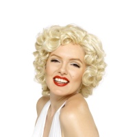 Perruque blonde de Marilyn Monroe sous licence officielle