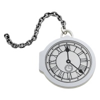 Montre de poche géante blanche