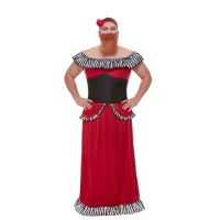 Costume de femme à barbe pour homme