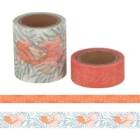 Washi tape de poisson orange - 5 m