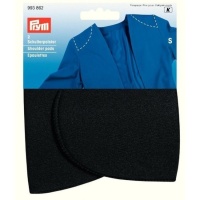 Épaulettes sans fixation, manche montée, taille S, noir - Prym - 2 unités