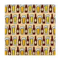 Serviettes de Bière de 16,5 x 16,5 cm - 20 unités