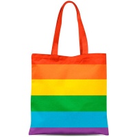 Sac en tissu arc-en-ciel